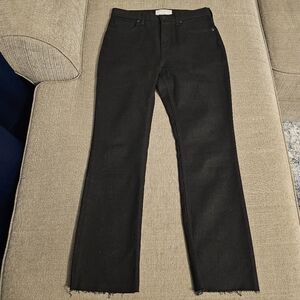 Everlane Black Casual Denim Raw Hem Classic Jeans Size 27 Regular